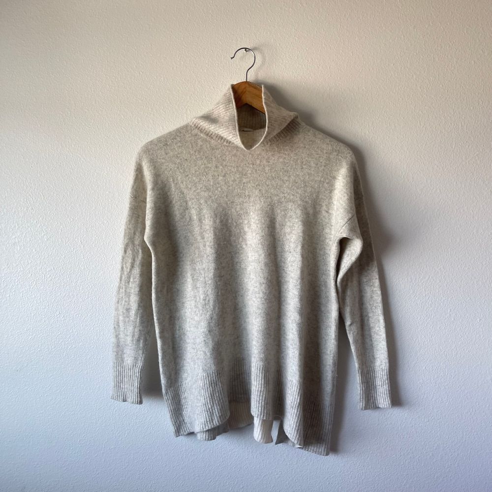 White and Warren Cashmere Turtleneck Sweater